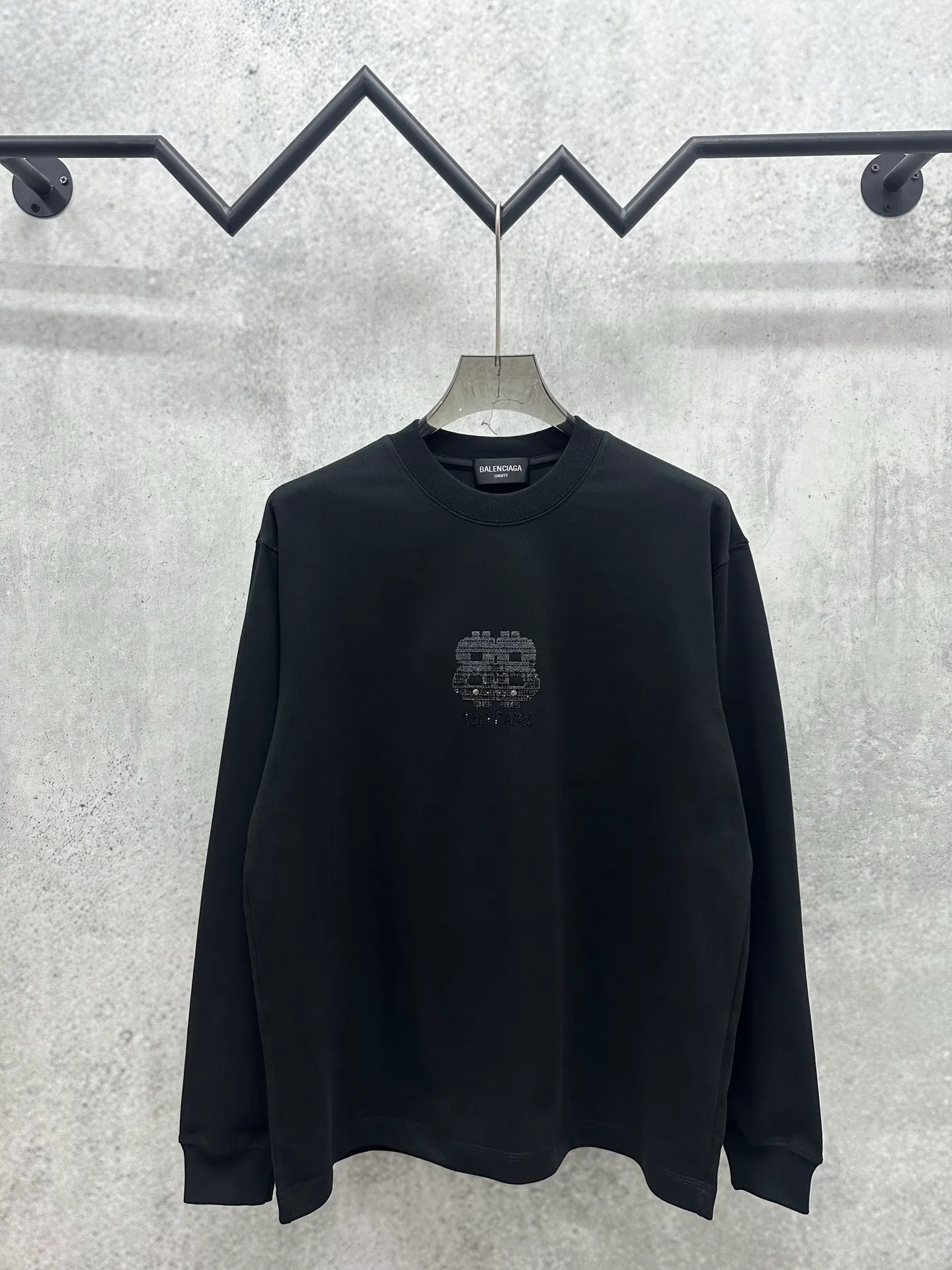 120💰 Balenciaga 2026ss 380g Versatile Same Style -Size：S M L XL -Color：Black